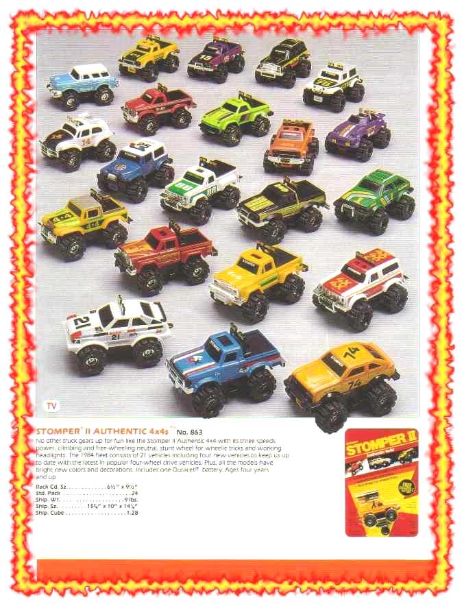 old stomper toy trucks